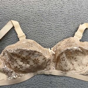 VTG Norvell Bra 36H Full Coverage 874 Floral Lace Soft Cup Cone Bullet NWOT